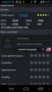 AnTuTu Benchmark Motorola XT925