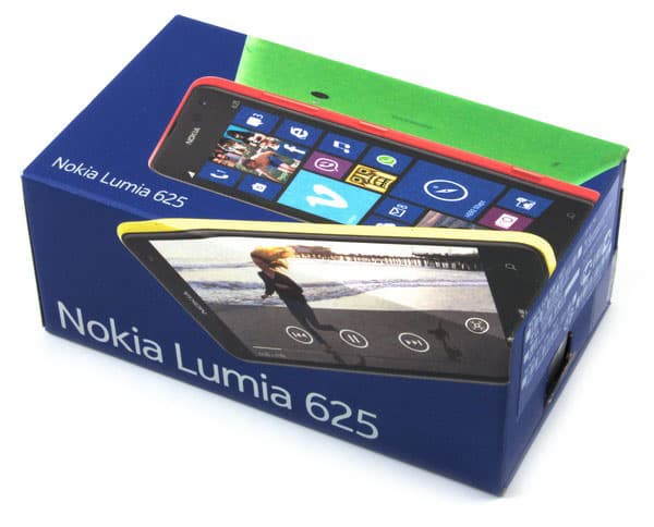 Упаковка Nokia Lumia 625 Упаковка Nokia Lumia 625