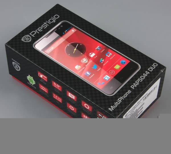 Упаковка Prestigio MultiPhone PAP5044 Duo Упаковка Prestigio MultiPhone PAP5044 Duo
