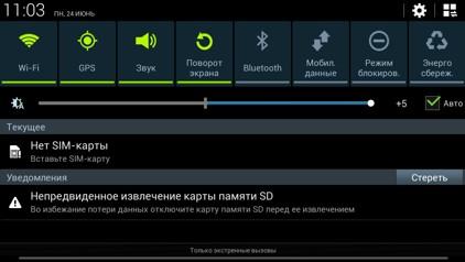 Результаты тестирования экрана Samsung Galaxy Mega
