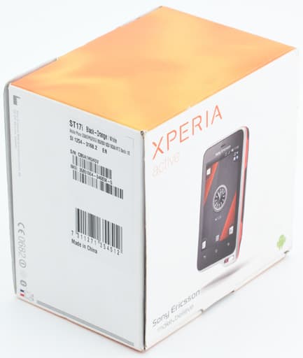 Обзор Sony Ericsson Xperia Active. Внешний вид упаковки Обзор Sony Ericsson Xperia Active. Внешний вид упаковки