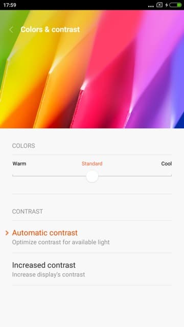 Обзор смартфона Xiaomi Mi 4c. Тестирование дисплея