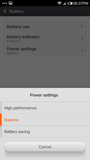 Настройки Xiaomi Mi3 Настройки Xiaomi Mi3