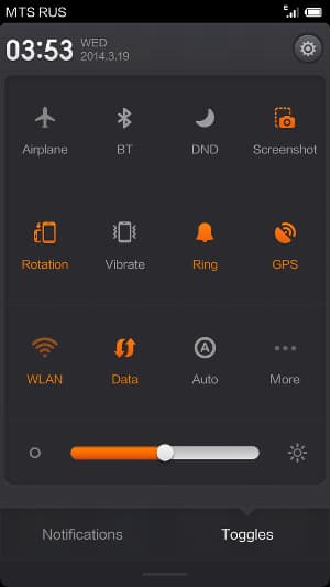 Программное обеспечение Xiaomi Mi3 Программное обеспечение Xiaomi Mi3