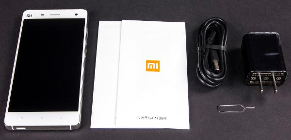 Комплект поставки Xiaomi Mi4 Комплект поставки Xiaomi Mi4