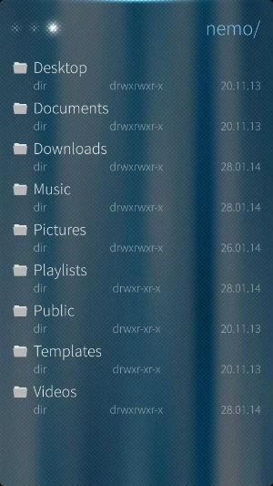 Скриншот Sailfish OS