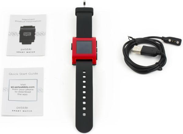 Комплектация умных часов Pebble