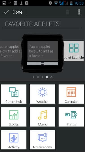 Скриншот приложения Qualcomm Toq