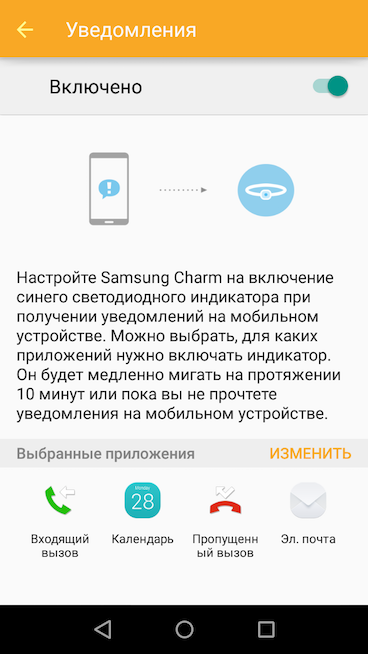 Скриншот приложения Charm by Samsung Скриншот приложения Charm by Samsung