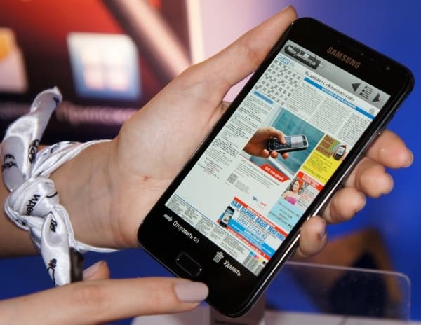 Samsung Galaxy Note в руках