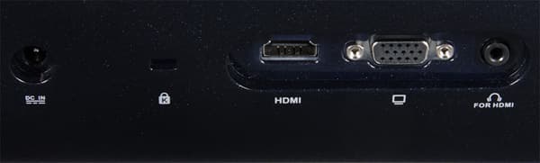 Это не пыль, это блёстки! ЖК-монитор ASUS MS238H, Разъемы