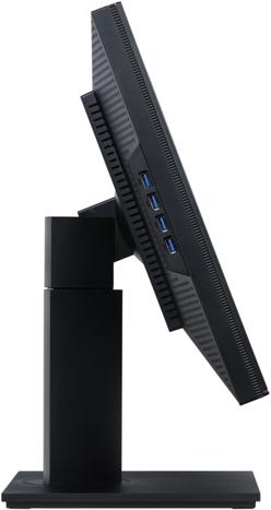 ЖК-монитор Asus PA249Q, вид сбоку ЖК-монитор Asus PA249Q, вид сбоку