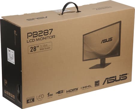 ЖК-монитор Asus PB287Q, коробка ЖК-монитор Asus PB287Q, коробка