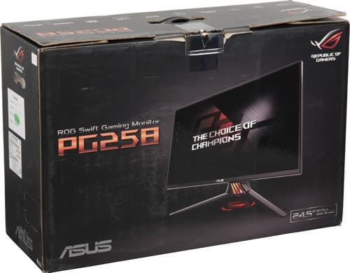 ЖК-монитор Asus ROG Swift PG258Q. Коробка ЖК-монитор Asus ROG Swift PG258Q. Коробка