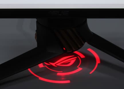 ЖК-монитор Asus PG258Q, логотип ROG ЖК-монитор Asus PG258Q, логотип ROG