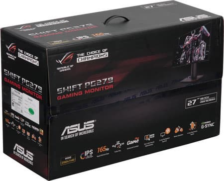 ЖК-монитор Asus PG279Q, коробка ЖК-монитор Asus PG279Q, коробка