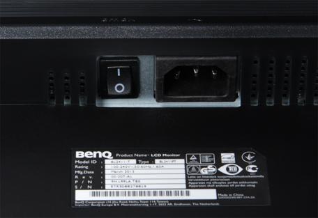 ЖК-монитор BenQ BL2411PT, разъемы ЖК-монитор BenQ BL2411PT, разъемы