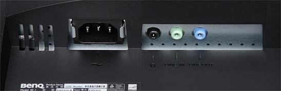 ЖК-монитор BenQ EW2430, разъемы ЖК-монитор BenQ EW2430,