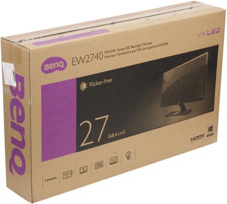 ЖК-монитор BenQ EW2740L, коробка ЖК-монитор BenQ EW2740L, коробка