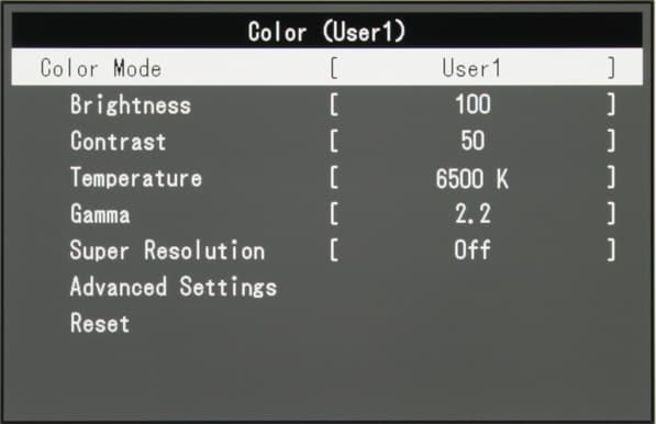 ЖК-монитор Eizo FlexScan EV3237, меню установок ЖК-монитор Eizo FlexScan EV3237, меню установок