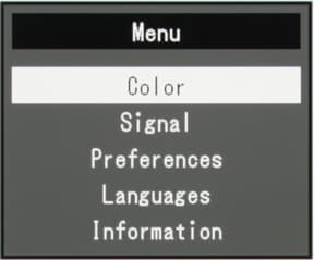 ЖК-монитор Eizo FlexScan EV3237, меню установок ЖК-монитор Eizo FlexScan EV3237, меню установок