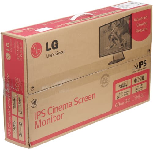 ЖК-монитор LG 24MP76HM, коробка ЖК-монитор LG 24MP76HM, коробка