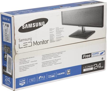 ЖК-монитор Samsung S24D390HL, коробка ЖК-монитор Samsung S24D390HL, коробка