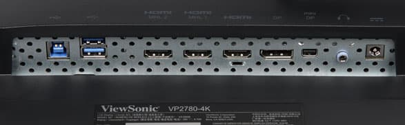 ЖК-монитор ViewSonic VP2780-4K, разъемы ЖК-монитор ViewSonic VP2780-4K, разъемы