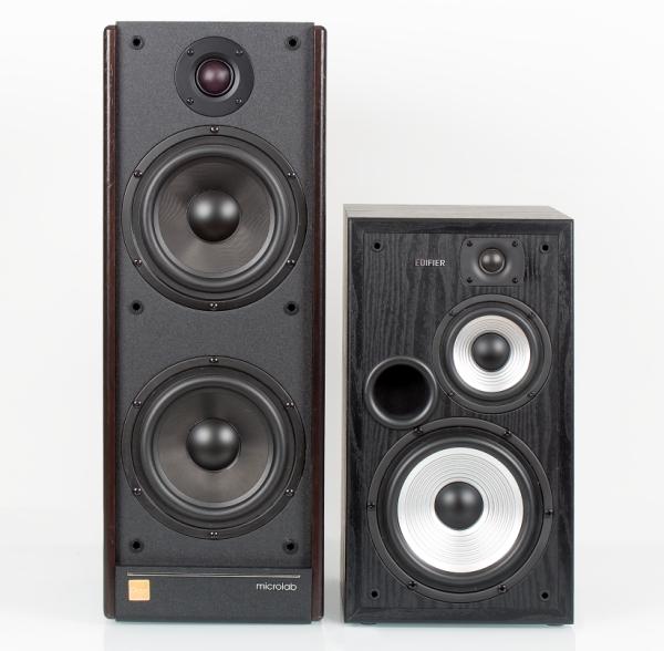Участники обзора Edifier R2700 и Microlab Solo 9C