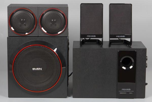 Участники обзора Sven MS-1080 и Microlab M-290 Участники обзора Sven MS-1080 и Microlab M-290