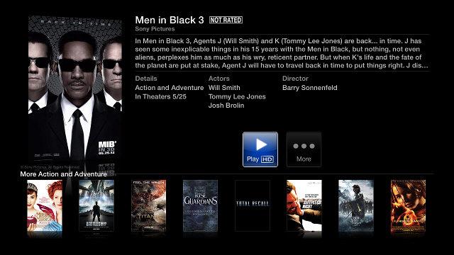 Интерфейс Apple TV Интерфейс Apple TV