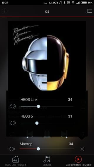 Мобильное приложение Denon Heos Мобильное приложение Denon Heos