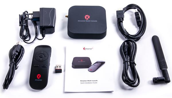Комплект поставки Xtreamer Multi-Console Комплект поставки Xtreamer Multi-Console