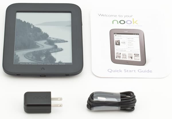 комплект поставки Nook Touch комплект поставки Nook Touch