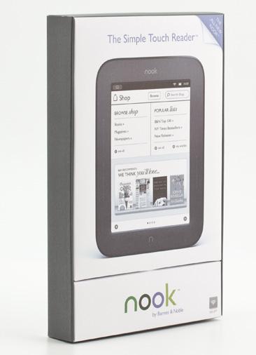 коробка Nook Touch коробка Nook Touch