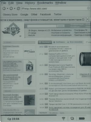 PocketBook Touch — браузер PocketBook Touch — браузер