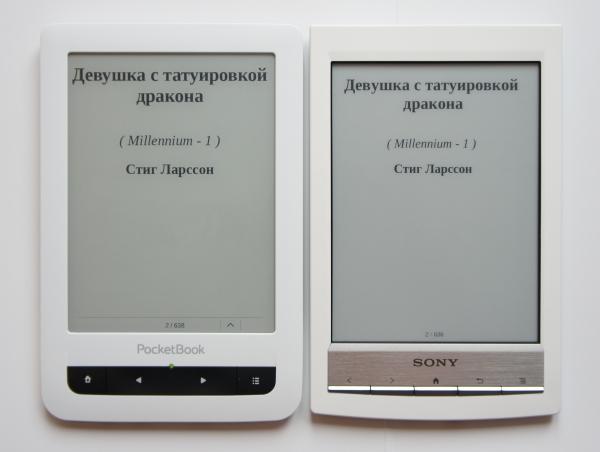 PocketBook Touch — Sony Reader PRS-T1 PocketBook Touch — Sony Reader PRS-T1