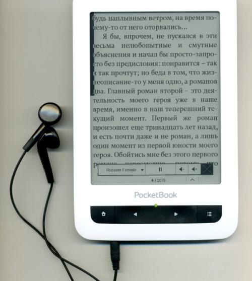 PocketBook Touch — text to speech PocketBook Touch — text to speech