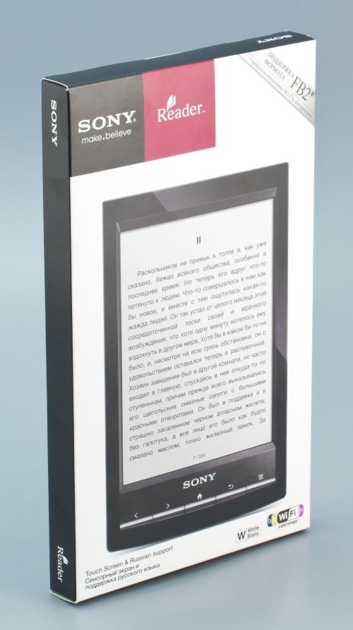упаковка Электронная книга Sony Reader PRS-T1 - упаковка