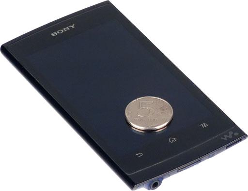 Сравнение размеров Обзор Обзор Sony Walkman Z. Сравнение размеров