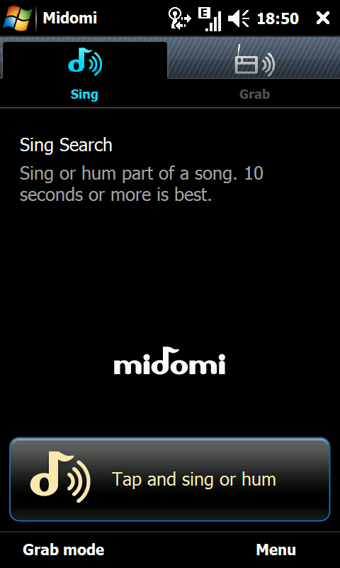 Midomi — Sign