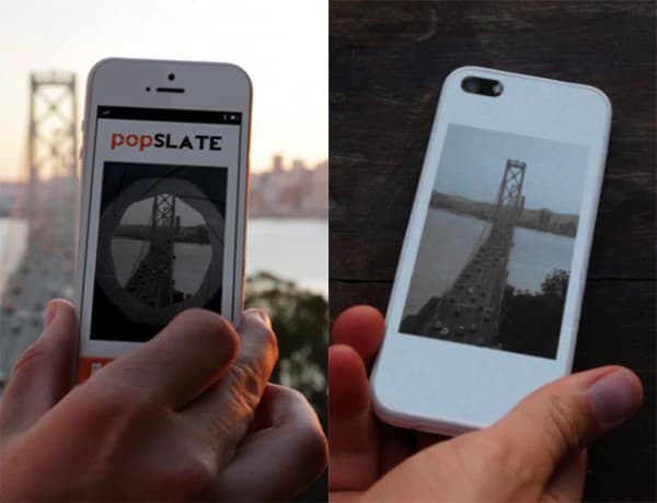 чехол с e-ink дисплеем для iPhone 5