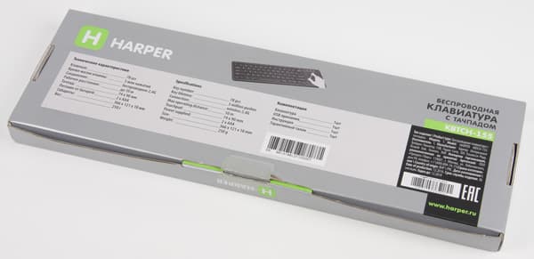 Клавиатура Harper KBTCH-155. Коробка Клавиатура Harper KBTCH-155. Коробка
