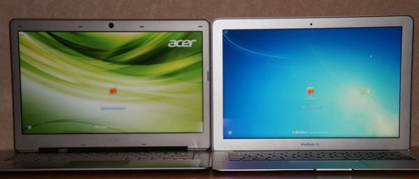 Сравнение Acer Aspire S3 с MacBook Air