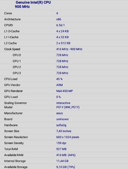 Производительность планшета Teclast X70 3G