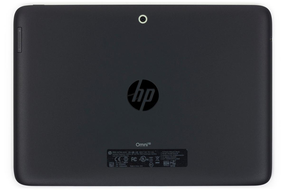 Внешний вид планшета HP Omni 10