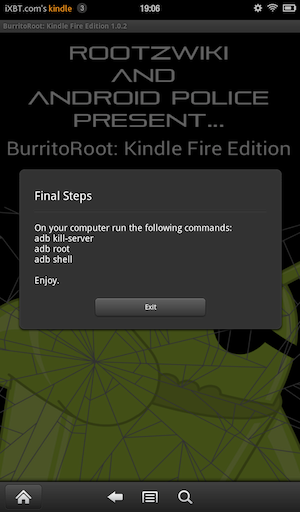 Скриншот Kindle Fire