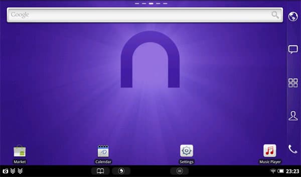 Скриншот Nook Tablet