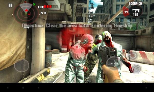 Игра Dead Trigger на планшете Senkatel Smartbook 6
