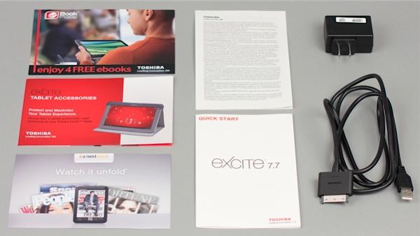 Комплектация Toshiba Excite 7.7